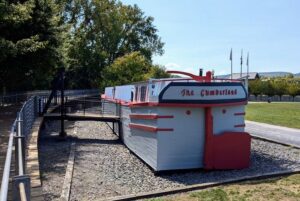 Replica canal boat